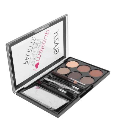 NOLITOY 1 Set Eyebrow Powder Set Eyeshadow Beauty Cosmetics Pallet Pigmented Matte Female Makeup Brush 1 count (Pack of 1) As Shown