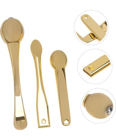 Healvian 9pi ces Outils De Massage Pour Yeux Zinc Alliage Spatule De Cr me Pour Yeux Visage Accessoire Cosm tique Pour liminer Les Rides s 7.5x1cmx3pcs Comme Indiqu x3pcs - Buy Online on GoSupps.com