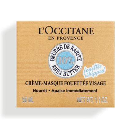 L'OCCITANE Whipped Shea Mask 156g - Moisturizing & Soothing Daily Cream Mask - Buy Online on GoSupps.com