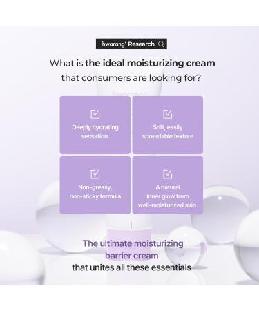 hwarang' Bellflower Moisturizing Barrier Cream | Daily Face Moisturizer for Dry to Combo Skin | Ceramides Panthenol Ectoin & Guaiazulene | Hydrating Korean Skincare | 2.7 Fl Oz - Buy Online on GoSupps.com