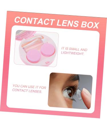 Partykindom Contact Lens Container - Glitter Lens Organizer & Suction Cup Storage Box - Perfect for International Shipping - Buy Online on GoSupps.com