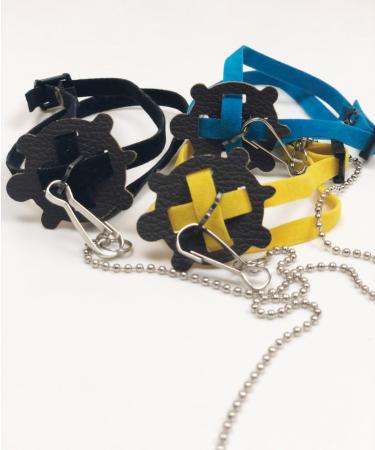 Pet Tortoise Turtle Leather Harness Strap Chest Collar Walking Lead Control Rope (S Blue) S Blue - Buy Online on GoSupps.com