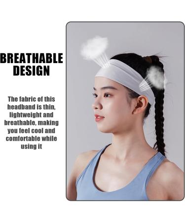 4 Pieces of Women's Hairbands Knitted Headbands Black Elastic Hairbands Sports Headbands Yoga Fitness Elastic Hairbands Suitable for Fitness Yoga And Running Sports - Buy Online on GoSupps.com