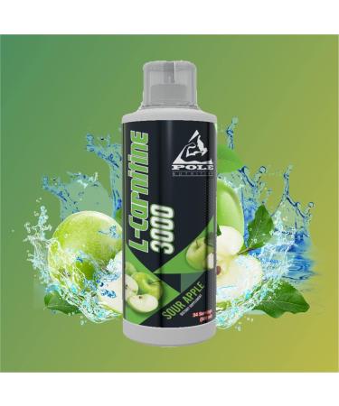 Buy L-Carnitine 3000 - 500ml (34 Servings) Green Apple Flavor - International Shipping Available - Buy Online on GoSupps.com
