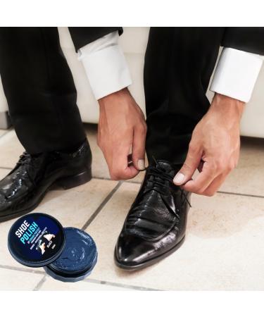 Crease Protect Shoe Polish - Premium Leather Polish - Available as Black shoe polish Brown shoe polish & neutral shoe polish - Contains Carnauba Wax - Condition Shine & Restore Your Boots Pack of 1 Black - Buy Online on GoSupps.com