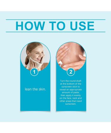 Sunscreen Stick SPF 50+ Sun Cream Korean Sunscreen SPF 50 Face Face Sunscreen SPF Stick Sun Cream Stick UVA/UVB Protection Sun Cream Moisturizing Sun Cream Korean Sunscreen Stick for Oily Skin - Buy Online on GoSupps.com