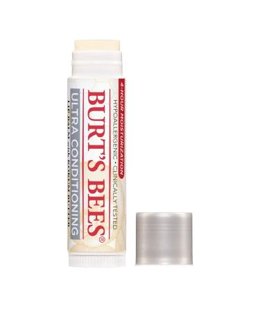 Burt s Bees 100% Natural Moisturizing Lip Balm  Ultra Conditioning with Kokum Butter  1 Tube