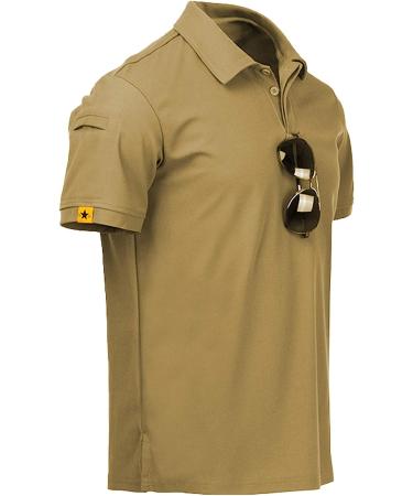 ZITY Men's Short Sleeve Polo Shirt Set - Khaki/Grey/Green - X-Large - Buy Online on GoSupps.com