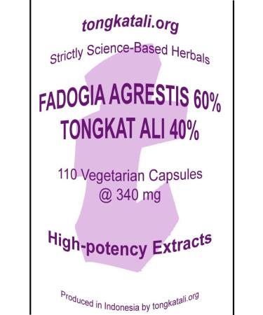 Buy Fadogia Agrestis Extract - 110 Vegetarian Capsules | 340 mg - International Shipping Available - Buy Online on GoSupps.com