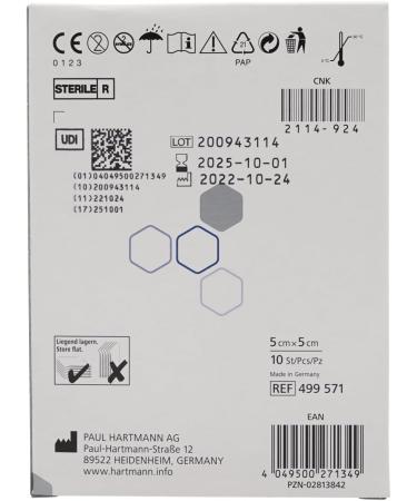 Atrauman AG Silver Wound Dressing 5 x 5cm (Pack of 10) - Buy Online on GoSupps.com