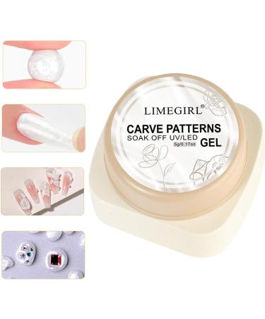 Solid Builder Nail Gel 3D Hard Molding Gel 5g Smooth Long-Lasting Formula Non-Sticky Compact Quick-Dry Nails for Salon & Home Manicure Flawless - Buy Online on GoSupps.com