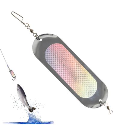 Genikeer Fishing Indicators - 2 PCs Trolling Salmon Bait Boards | 4.5 Inches Metal Flash 23g Light-Up for Fresh & Sea Water Fishing - Buy Online on GoSupps.com