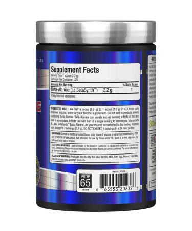 ALLMAX Nutrition Beta-Alanine 14.11 oz (400g) - Boost Endurance & Performance - Buy Online on GoSupps.com