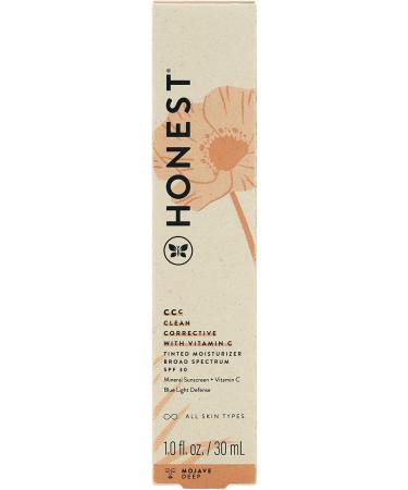 CCC Clean Corrective With Vitamin C Tinted Moisturizer SPF 30 - Deep by Honest for Women - 1 oz Moisturizer Mojave Deep 28.35 g (Lot de 1) - Buy Online on GoSupps.com