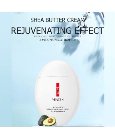 VENZEN Shea Butter Hand Cream | Natural Nicotinamide Moisturizer for Dry Skin | Protective & Refreshing | International Shipping - Buy Online on GoSupps.com