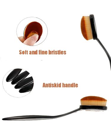 QUEMISS 2 Pc Make Up Brush Type Makeup Brushes Cosmetics Face Kabuki Foundation Brushes Cosmetic Foundation Makeup Brush - Buy Online on GoSupps.com
