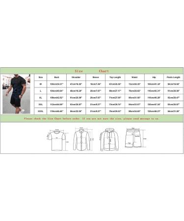 Wabtum Men's 3D Digital Print 2 Piece Summer Outfit Set - Short Sleeve Shirt & Shorts - Coffee - Size 3XL - Buy Online on GoSupps.com