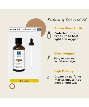 Teakwood Fragrance Oil - Premium Perfume Oil for Soaps Candles Diffusers & More | 1 oz Home Scent Oil - Buy Online on GoSupps.com