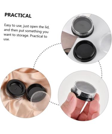 Didiseaon 80 Pcs Eye Shadow Box Nail Accessories Refillable Cosmetic Containers Compartment Boxes Flat Bottle Blackx4pcs 3.9x3.9cmx4pcs - Buy Online on GoSupps.com