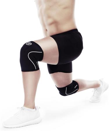 Rehband Knee Support - Strength Sport Knee Bandage for CrossFit & Heavy Training | Unisex XL Black 5mm Neoprene | Available in Multiple Colors & Sizes - Buy Online on GoSupps.com