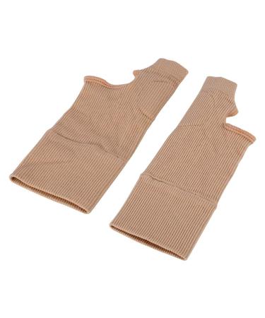 Buy Compression Thumb Gloves - Elastic Thumb Wrist Support with Gel Pad for Joint Pain Relief - Fingerless Brace Sleeves for Sprains & Comfort - International Shipping Available - Buy Online on GoSupps.com