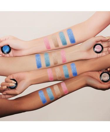  LOPHE LOPHE Eyeshadow Highlighter Glitter Shimmer Eyeshadow Waterproof Long Lasting Highly Pigmented Fine Texture 8 Dark Blue - Buy Online on GoSupps.com