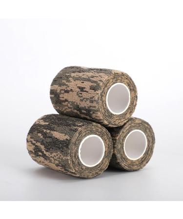 8 Rolls Self Adhesive Elastic Bandage Wrap - Camouflage Cohesive Sport Tape for First Aid & Injury Support - Buy Online on GoSupps.com