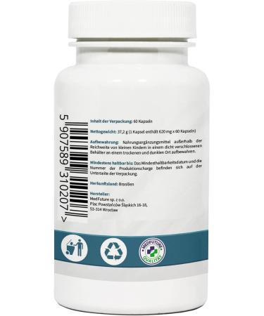 Muira Puama Extract 500mg - Boost Libido & Menopause Relief | 60 Capsules | International Shipping - Buy Online on GoSupps.com