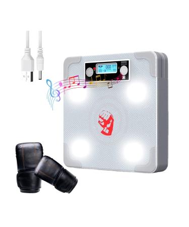 Target Boxing Machine, Wall-Mounted Bluetooth Music Boxing Machine with LCD Digital Display, Boxing Training Punching Equipment for Home Exercise/Boxing Training/Stress Release