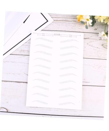 FOMIYES 2 Pairs Waterproof Sticker Makeup Stuff Artificial Eyebrow Patch Brow Tatoo Tool The Lazy Hair Miss - Buy Online on GoSupps.com