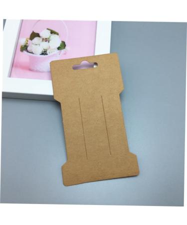 POPETPOP 300 Sheets Headband Wrapping Card Headdress Jewelry Display Card Headband Display Cards Bracelet Holder Stand Paper Card for Hair Rope Cardboard Specialty Paper Hairpin Card - Buy Online on GoSupps.com