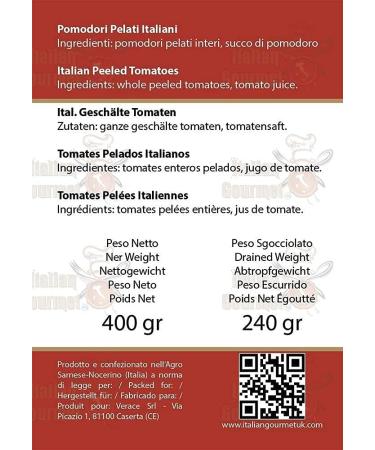  Italian Gourmet E.R. Balocco Gocciolotti Pack of 2 cans of Italian tomatoes with chocolate chips 350g + gourmet Italian 100% crushed Italian tomatoes 2 x 400g - Buy Online on GoSupps.com
