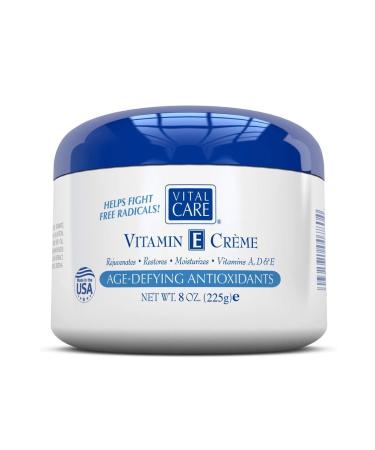 Vital Care Vitamin E Creme Age Defying Antioxidants 8 Oz. (2 Pack)