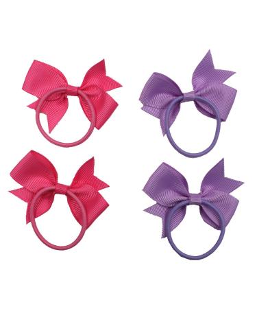 40pcs 2 Inch Baby Girls Hair Loops - Cute Pinwheel Hair Clips & Ponytail Holders for Toddlers | Perfect Hair Ties for Kids - Buy Online on GoSupps.com