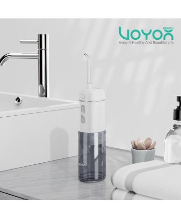 Portable Water Flosser - Mini Cordless Teeth Cleaner 3 Modes Rechargeable Travel Flosser IPX7 Waterproof - WF510 (Silver - Buy Online on GoSupps.com