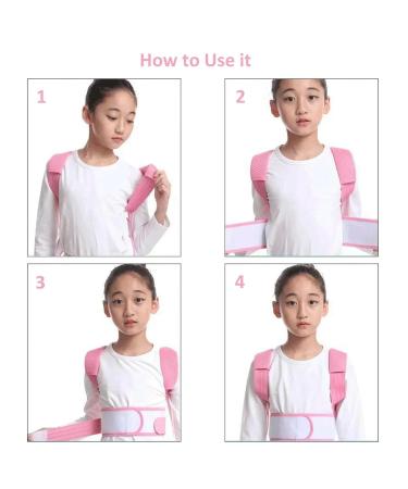 Back Posture Corrector Shoulder Lumbar Wasit Support Correction for Kids Teens Straighten Upper Belt Blue L Size - Buy Online on GoSupps.com