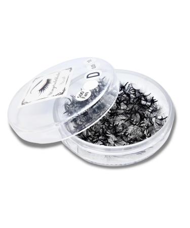 4D |0.07 Handmade eyelash subjects |500 finished compartments or 2000 volume eyelashes I handmade compartments for eyelash extensions (D Curl 12mm) D Curl 12mm