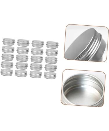 DOITOOL 20pcs Boxes Round Aluminum Can Creami Aluminum Round Tin Lids Cream Holder Mini Tea Travel 5x5cm Silver - Buy Online on GoSupps.com