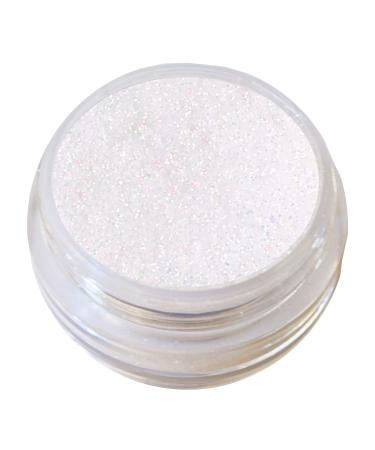 KM-Nails Glitter white rainbow XXL Studio size 0.2mm fine 10ml