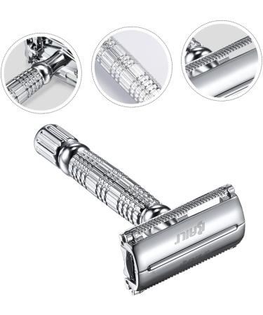 Beavorty Manual Double-Sided Razor - Chrome-Plated Alloy Handle for a Superior Shave | International Shipping Available - Buy Online on GoSupps.com