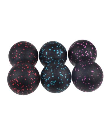 TOVINANNA 3 Pack Peanut Back Roller Peanut Massager Ball Peanut Yoga Roller Peanut Shoulder Roller Massage Ball