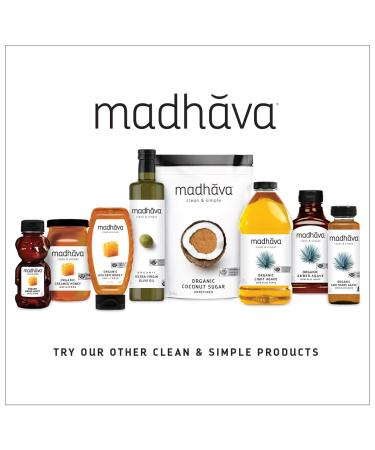 Madhava Organic Amber Agave 46oz - Pack of 2 | Pure and Natural Sweetener - Buy Online on GoSupps.com