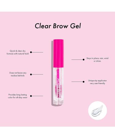ModelCo Clear Eyebrow Gel - Lightweight and Colorless - Strong Hold - 0.08 Oz - Buy Online on GoSupps.com