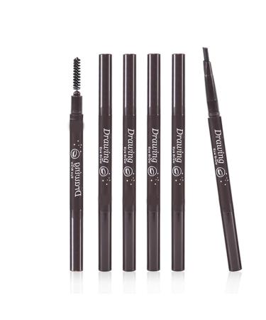WOFASHPURET 2 1 Waterproof Brow Pencil Coffee Eyebrow Pencil Eyebrow Pencil Brush Double Head To Rotate Filler