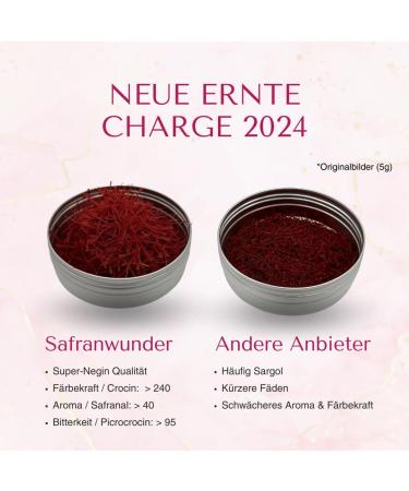 Premium Saffron Threads 5g | Class 1 Super Negin - Highest Quality Saffron for Cooking & Baking - Buy Online on GoSupps.com