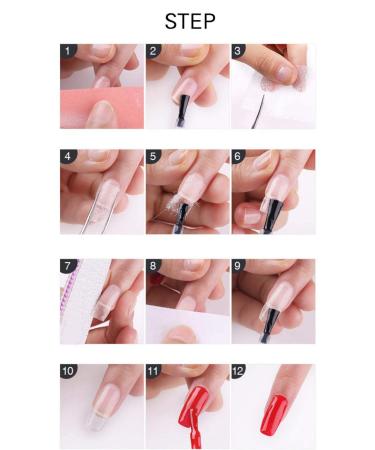Magical Silk Fiberglass Nail Extension Kit - Nail Care Fiberglass Silk Form for Nail Art Extension (20PCS) - Buy Online on GoSupps.com
