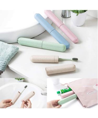 Travel Toothbrush Case - 10 Pack Portable Storage Box for Travel & Camping | Assorted Color Toothbrush Holders - Buy Online on GoSupps.com