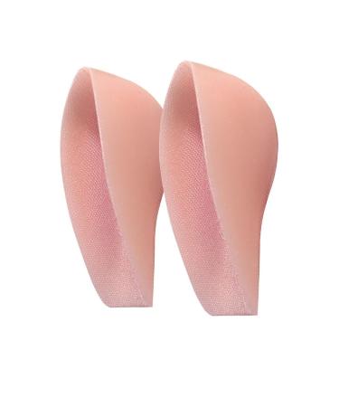 Beaupretty 1 Pair Unisex Invisible Insoles Translucent Heightening Insoles Women Men Heel Pads Inner Heightening Shoes Pads Height Increase Feet Cushions Pink 11x1.5cm