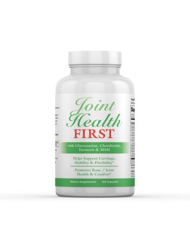 Greens First Joint Health First Antioxidant Properties All-Natural Supplement for Discomfort Relief Yucca Turmeric Ginger Supports Healthy Joints 120 Vegetarian Capsules