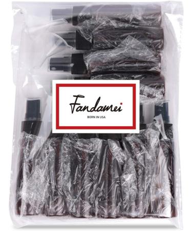 FANDAMEI 10 x 30ml Spray Bottles - Empty Perfume Atomizer with Funnel | Durable Plastic Travel Spray Bottle - Buy Online on GoSupps.com